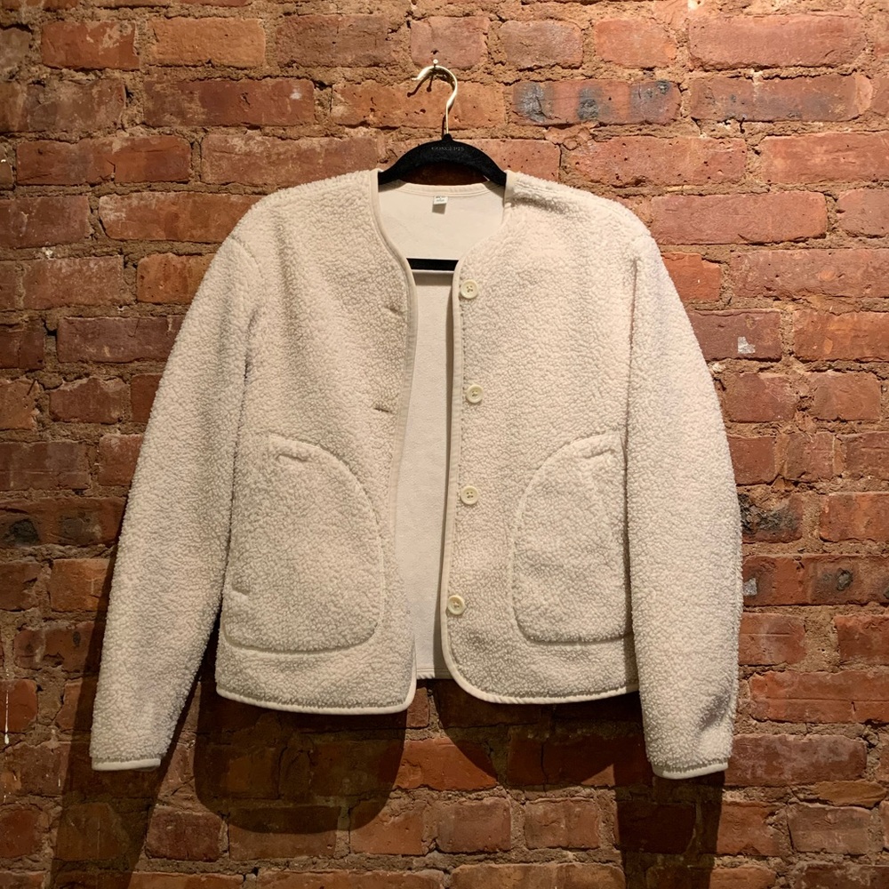 Uniqlo Faux Shearling Polyester Jacket